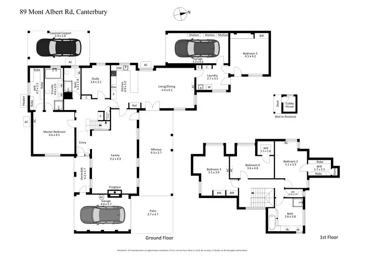 Floorplan of Homely house listing, 89 Mont Albert Road, Canterbury VIC 3126