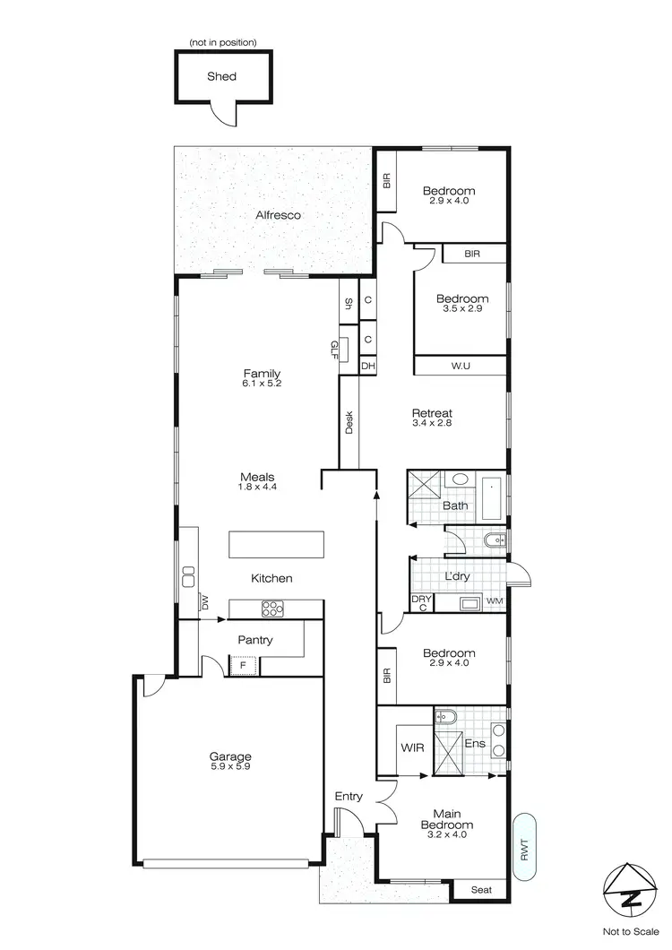 Floorplan of Homely house listing, 4 Lee Road, Lucas VIC 3350