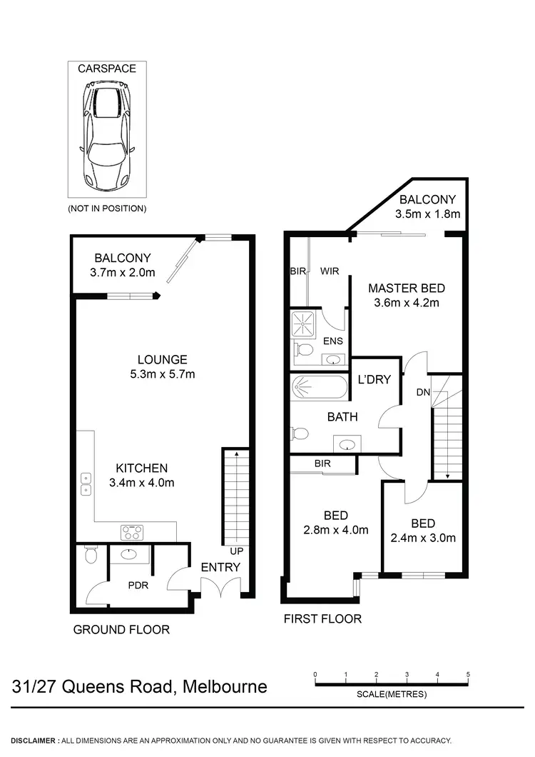 Floorplan of Homely apartment listing, 31/27 Queens Road, Melbourne VIC 3004