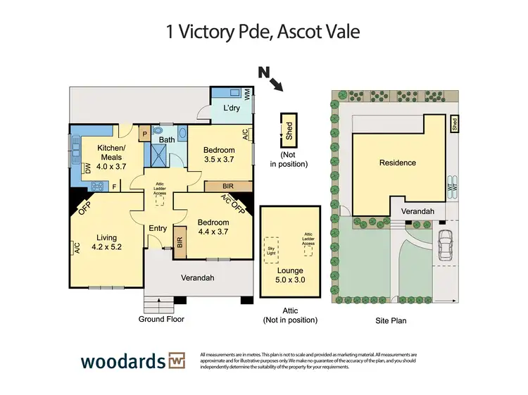 Floorplan of Homely house listing, 1 Victory Parade, Ascot Vale VIC 3032
