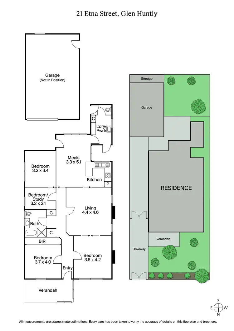 Floorplan of Homely house listing, 21 Etna Street, Glen Huntly VIC 3163