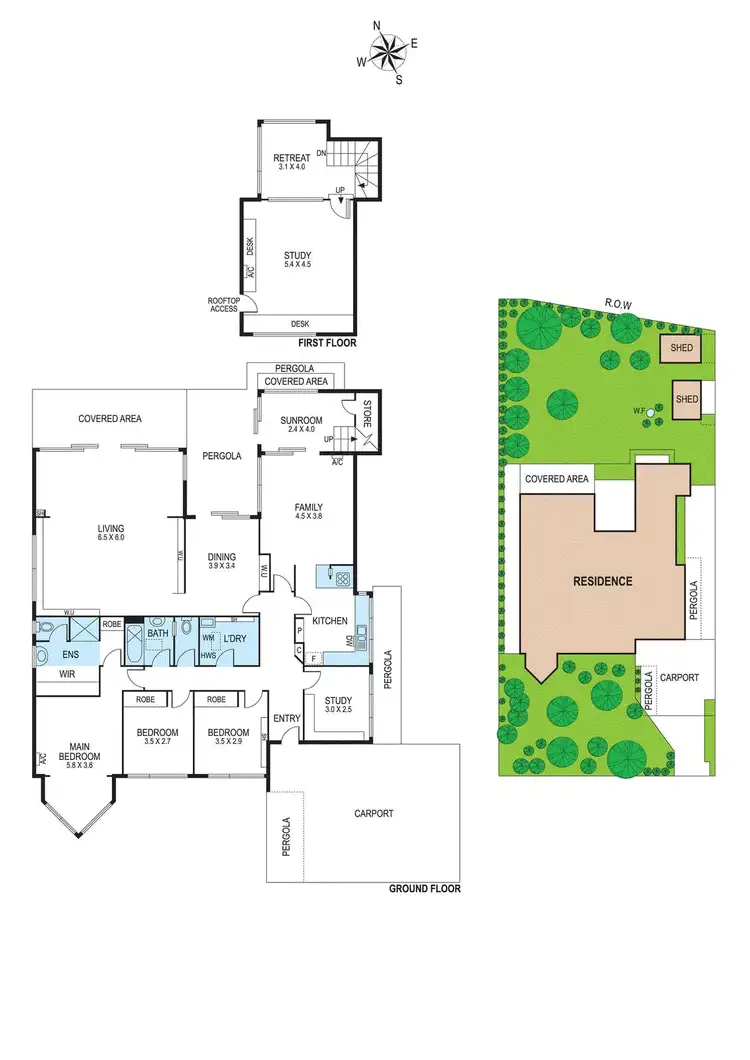 Floorplan of Homely house listing, 6 Tovell Street, Brighton VIC 3186