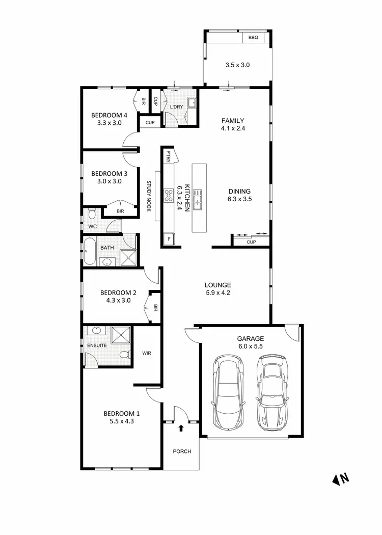 Floorplan of Homely house listing, 8 Northgate Boulevard, Kilmore VIC 3764