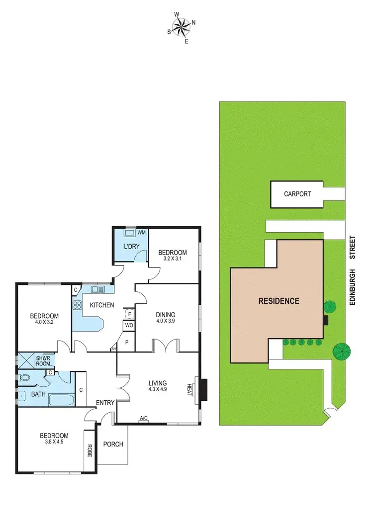 Floorplan of Homely house listing, 19 Tambet Street, Bentleigh East VIC 3165