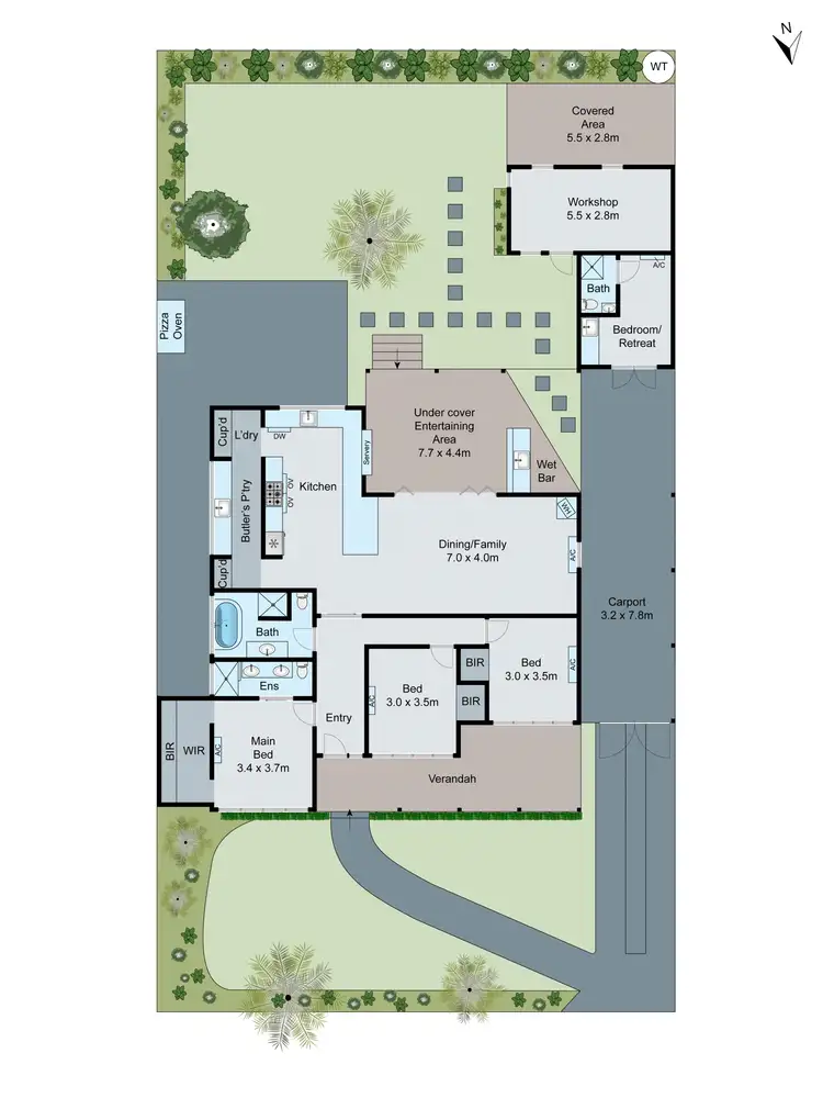 Floorplan of Homely house listing, 6 Loreen Street, Oakleigh South VIC 3167