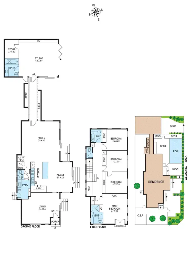 Floorplan of Homely house listing, 45 Balmoral Avenue, Sandringham VIC 3191