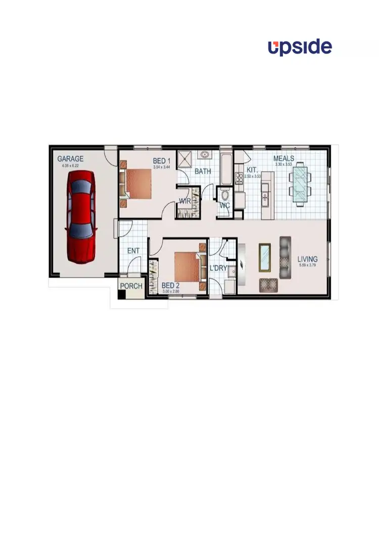 Floorplan of Homely unit listing, 4/289 Stony Point Road, Crib Point VIC 3919