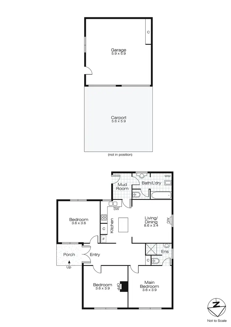 Floorplan of Homely house listing, 37 Nightingale Street, Newington VIC 3350