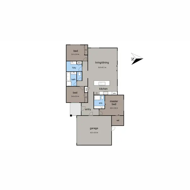 Floorplan of Homely house listing, 3/24 Clovelly Avenue, Rosebud VIC 3939