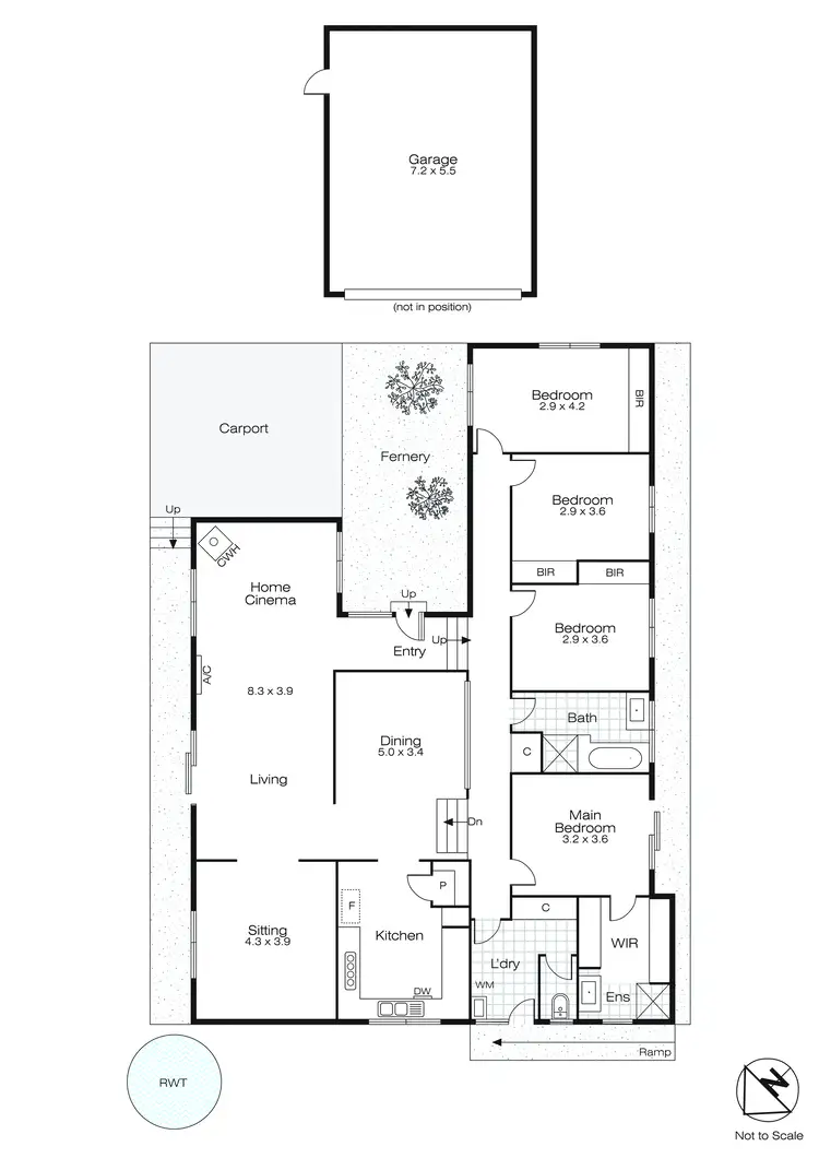 Floorplan of Homely house listing, 30 Porteous Lane, Carngham VIC 3351