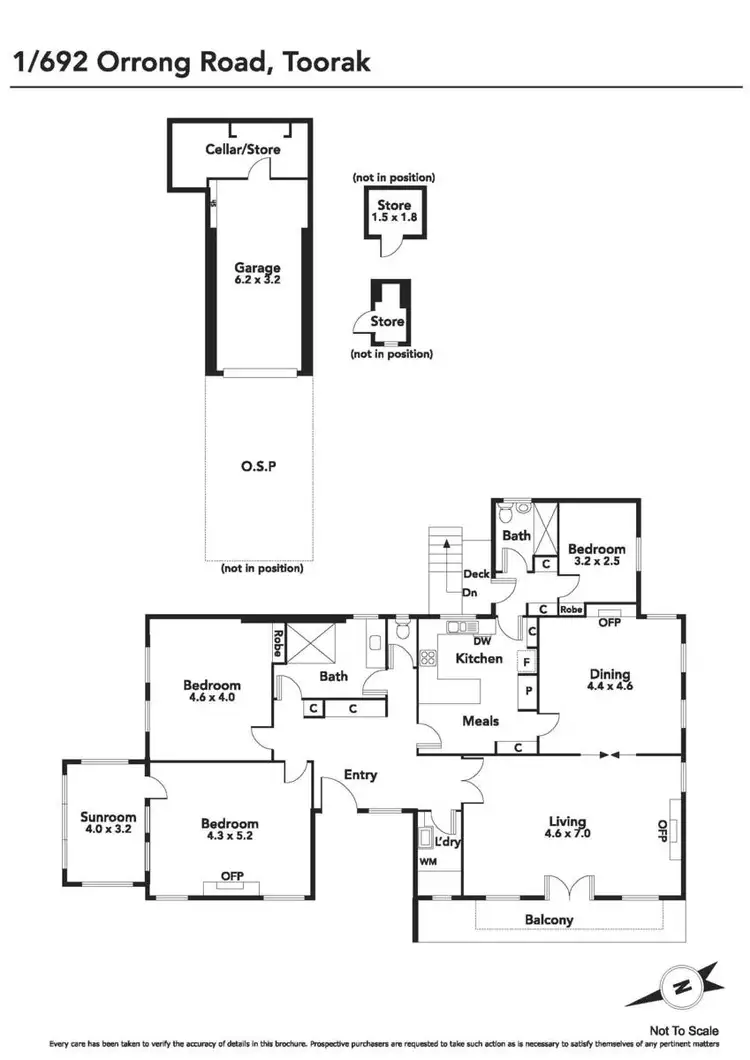 Floorplan of Homely apartment listing, 1/692 Orrong Road, Toorak VIC 3142