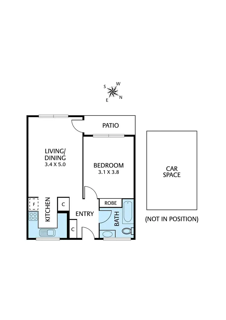 Floorplan of Homely unit listing, 4/143 Locksley Road, Eaglemont VIC 3084