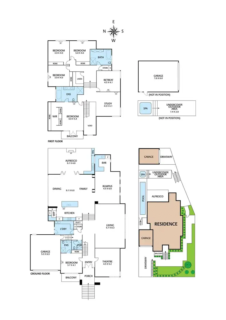 Floorplan of Homely house listing, 2 Manna Mews, Plenty VIC 3090