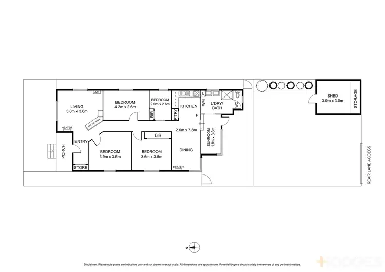 Floorplan of Homely house listing, 53 Maitland Street, Geelong West VIC 3218