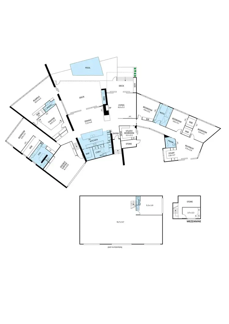 Floorplan of Homely house listing, 49 Hyne Street, Lilydale VIC 3140