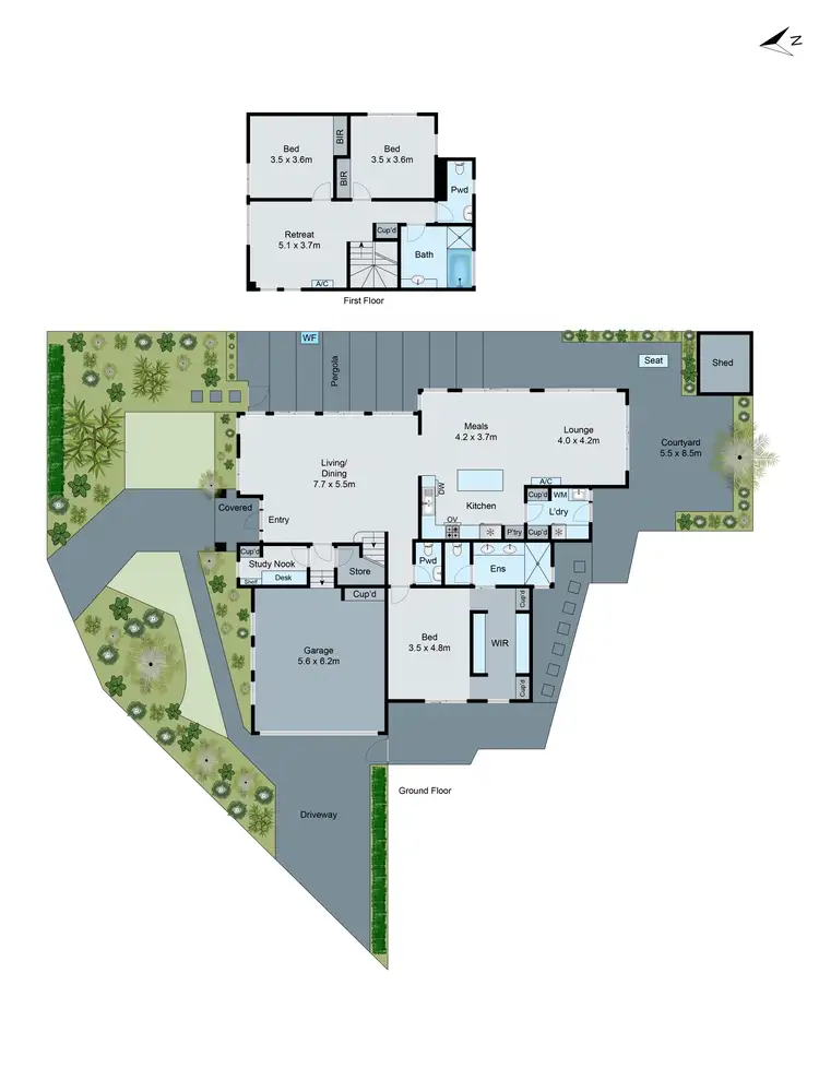 Floorplan of Homely house listing, 2A Mount Pleasant Drive, Mount Waverley VIC 3149