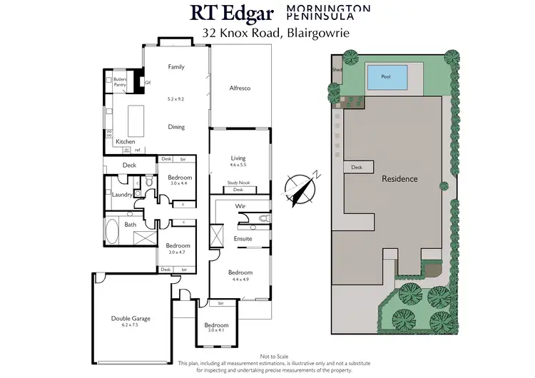 Floorplan of Homely house listing, 32 Knox Road, Blairgowrie VIC 3942