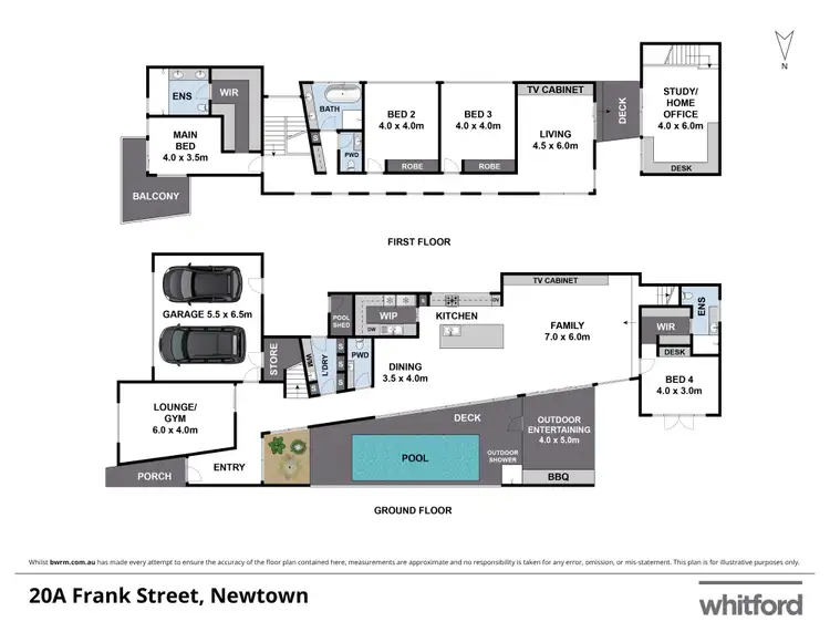 Floorplan of Homely house listing, 20A Frank Street, Newtown VIC 3220