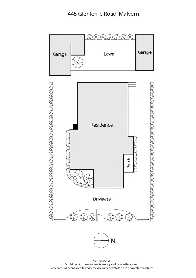Floorplan of Homely house listing, 445 Glenferrie Road, Malvern VIC 3144