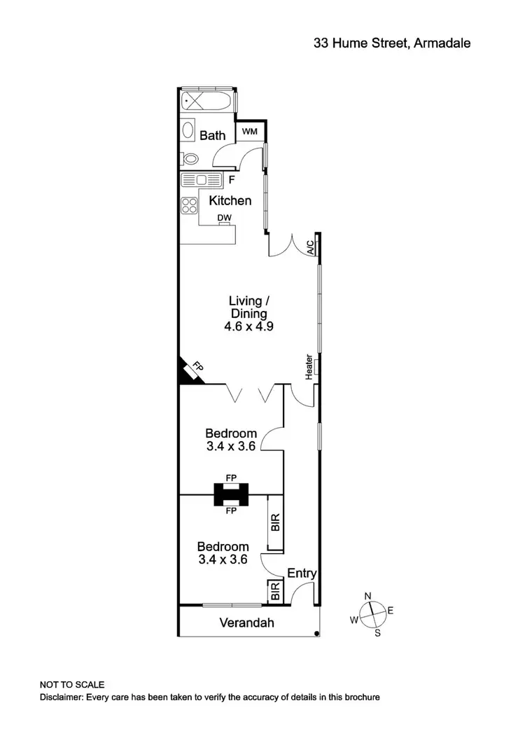 Floorplan of Homely house listing, 33 Hume Street, Armadale VIC 3143