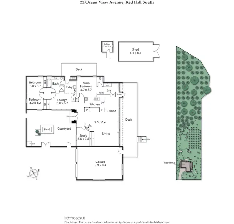 Floorplan of Homely house listing, 22 Ocean View Avenue, Red Hill South VIC 3937