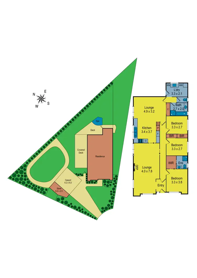 Floorplan of Homely house listing, 3 Ailsa Court, Sunbury VIC 3429