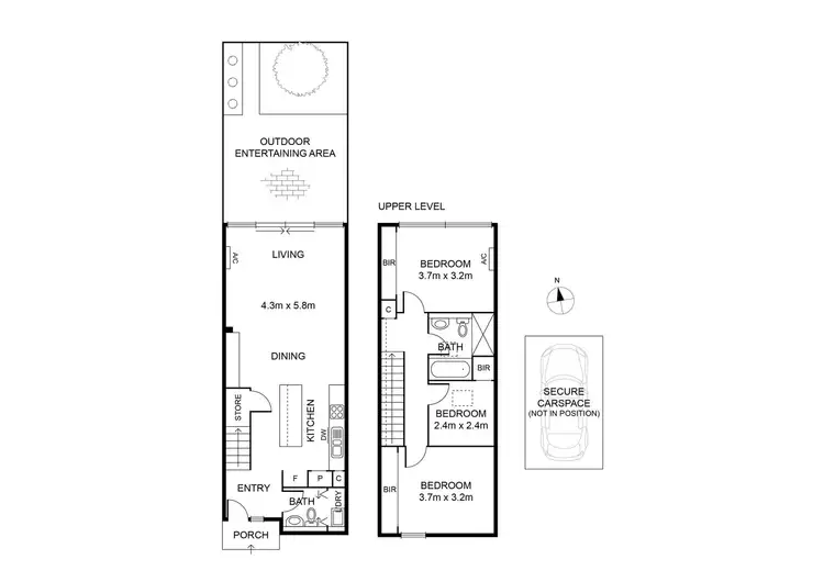 Floorplan of Homely apartment listing, 6/107 Addison Street, Elwood VIC 3184