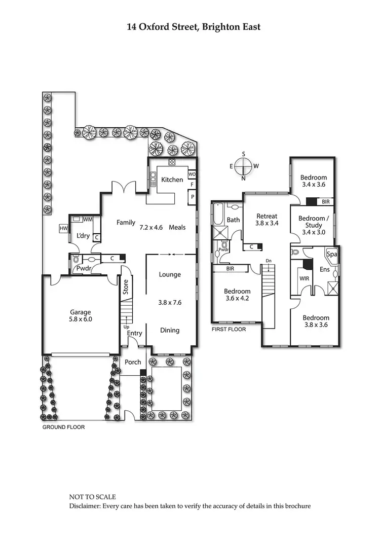 Floorplan of Homely house listing, 14 Oxford Street, Brighton East VIC 3187