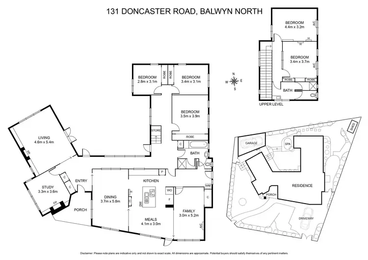 Floorplan of Homely house listing, 131 Doncaster Road, Balwyn North VIC 3104