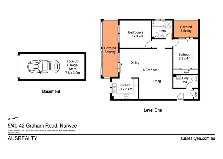 Floorplan of Homely unit listing, 5/40-42 Graham Road, Narwee NSW 2209