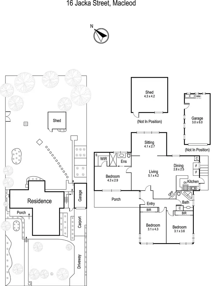 Floorplan of Homely house listing, 16 Jacka Street, Macleod VIC 3085