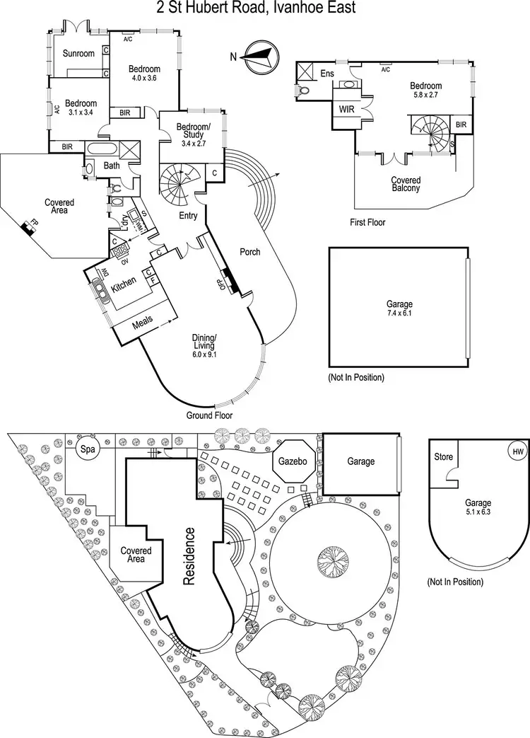 Floorplan of Homely house listing, 2 St Hubert Road, Ivanhoe East VIC 3079