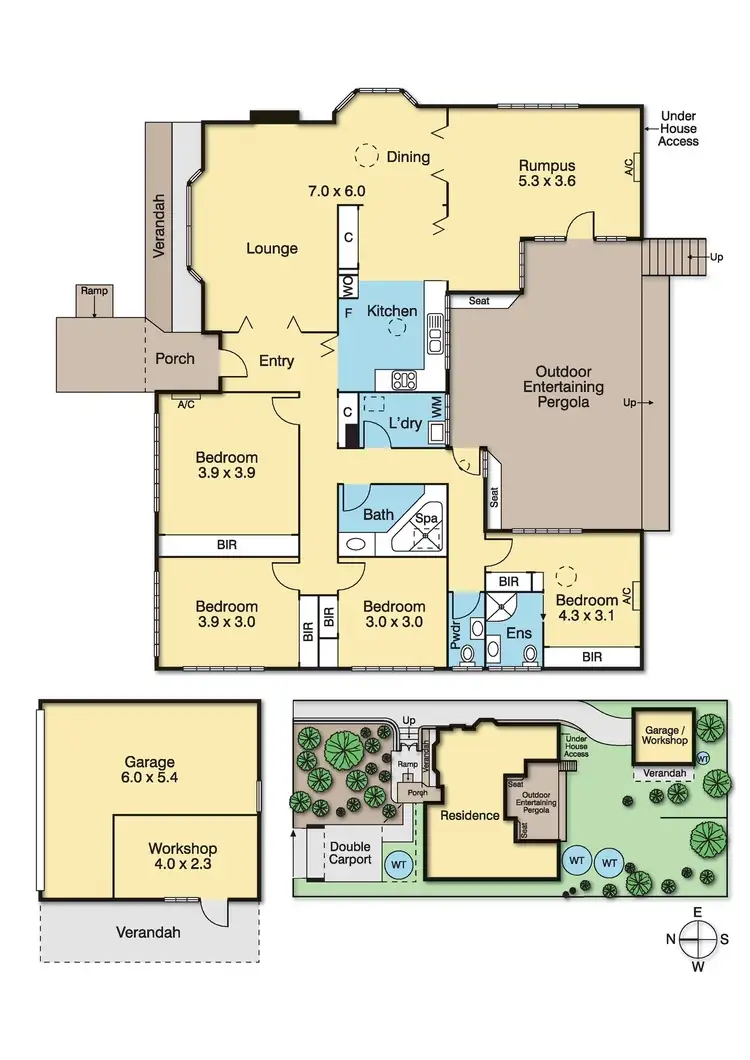 Floorplan of Homely house listing, 6 Ferguson Street, Mitcham VIC 3132