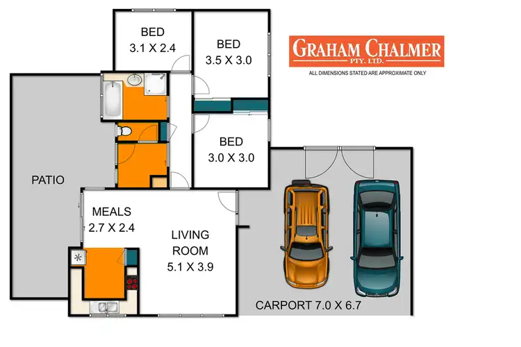 Floorplan of Homely house listing, 14 Hickeys Road, Wurruk VIC 3850