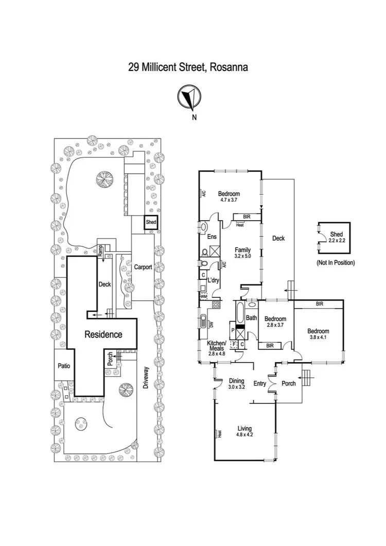 Floorplan of Homely house listing, 29 Millicent Street, Rosanna VIC 3084