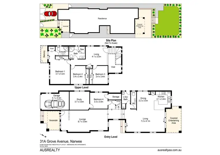 Floorplan of Homely house listing, 31A Grove Avenue, Narwee NSW 2209