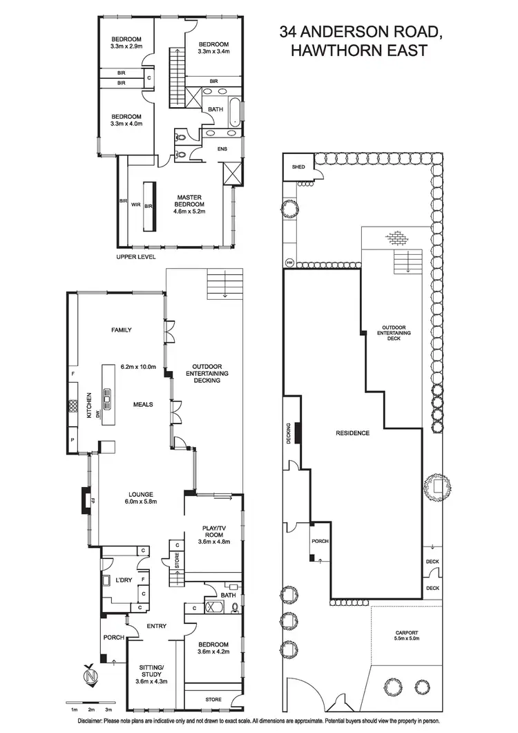 Floorplan of Homely house listing, 34 Anderson Road, Hawthorn East VIC 3123