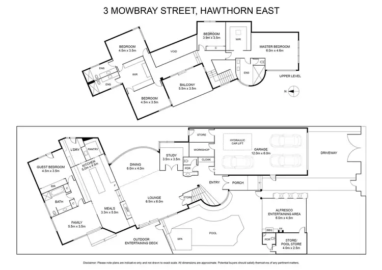 Floorplan of Homely house listing, 3 Mowbray Street, Hawthorn East VIC 3123