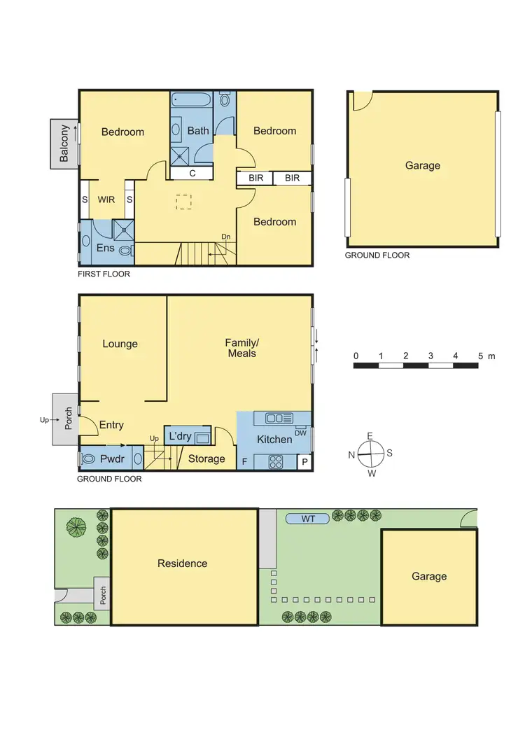 Floorplan of Homely townhouse listing, 5 Newland Walk, Mernda VIC 3754