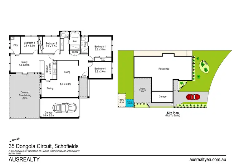 Floorplan of Homely house listing, 35 Dongola Circuit, Schofields NSW 2762