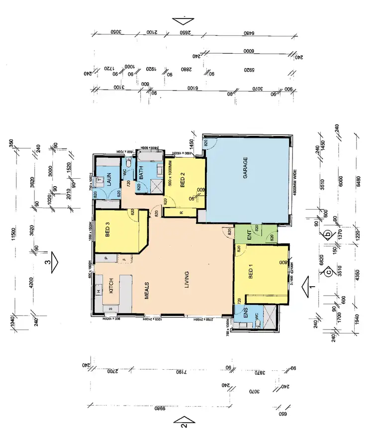 Floorplan of Homely townhouse listing, 126 Barkly Street, Sale VIC 3850