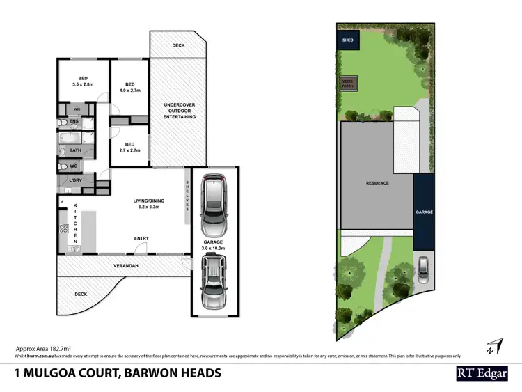 Floorplan of Homely house listing, 1 Mulgoa Court, Barwon Heads VIC 3227