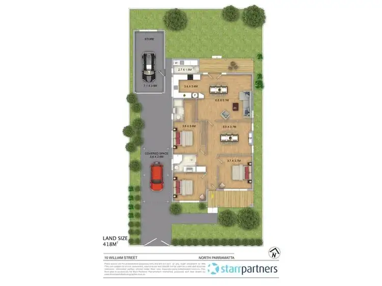 Floorplan of Homely house listing, 10 William Street, North Parramatta NSW 2151