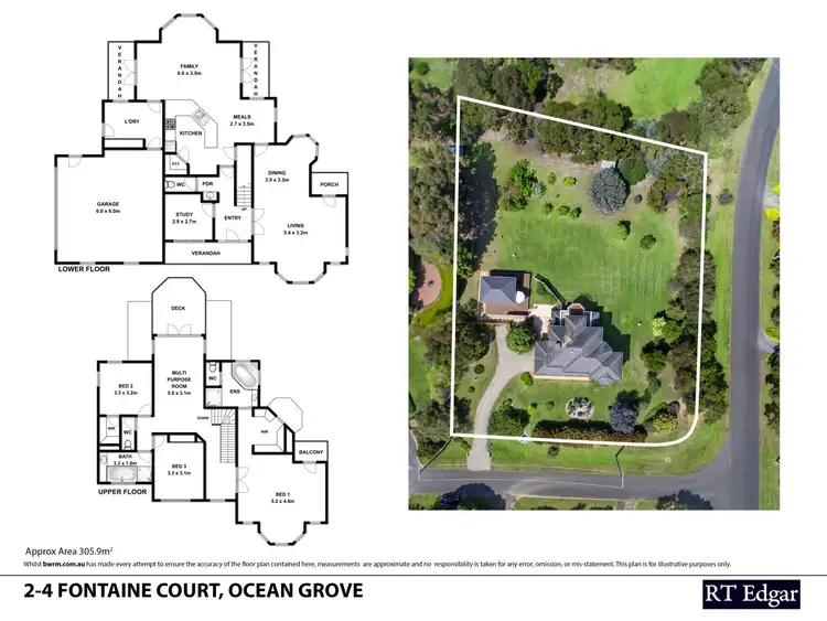 Floorplan of Homely house listing, 2-4 Fontaine Court, Ocean Grove VIC 3226