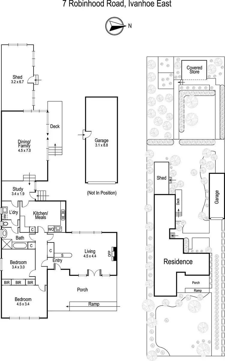 Floorplan of Homely house listing, 7 Robinhood Road, Ivanhoe East VIC 3079
