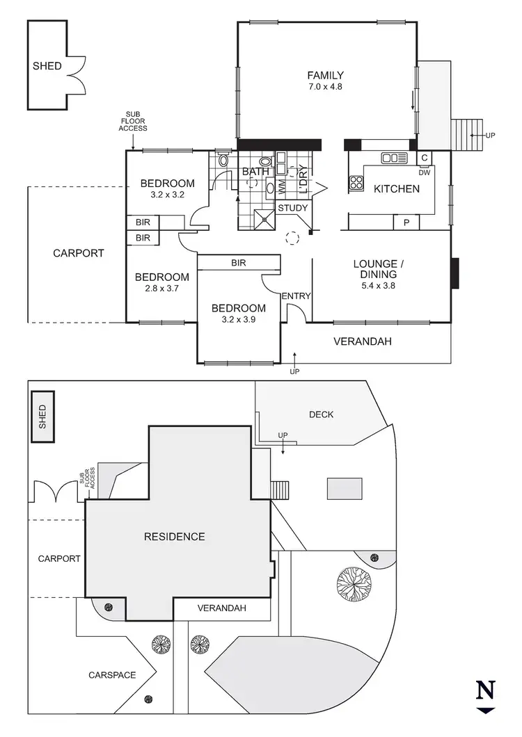Floorplan of Homely house listing, 2 Valency Court, Mitcham VIC 3132