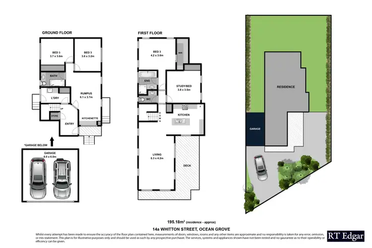 Floorplan of Homely house listing, 1/14 Whitton Street, Ocean Grove VIC 3226