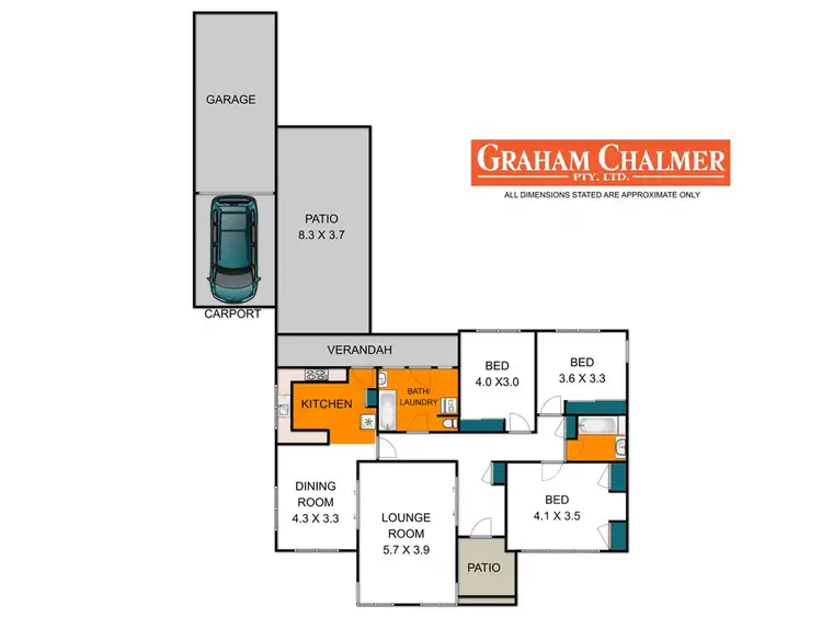 Floorplan of Homely house listing, 169 Fitzroy Street, Sale VIC 3850