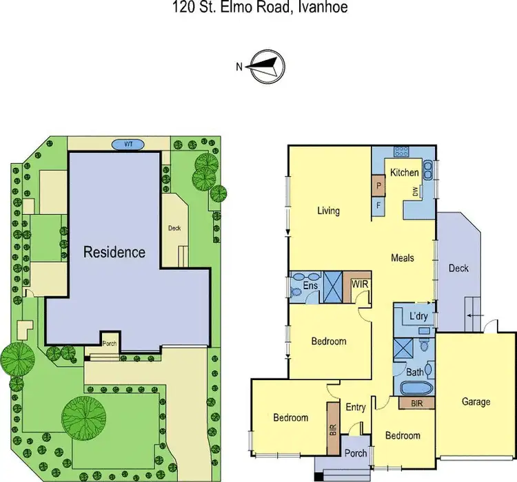 Floorplan of Homely house listing, 120 St Elmo Road, Ivanhoe VIC 3079