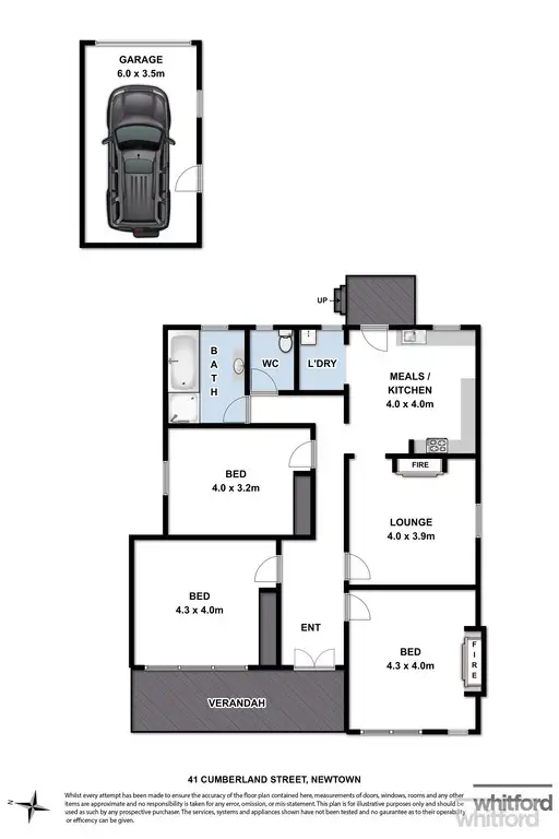 Floorplan of Homely house listing, 41 Cumberland Street, Newtown VIC 3220